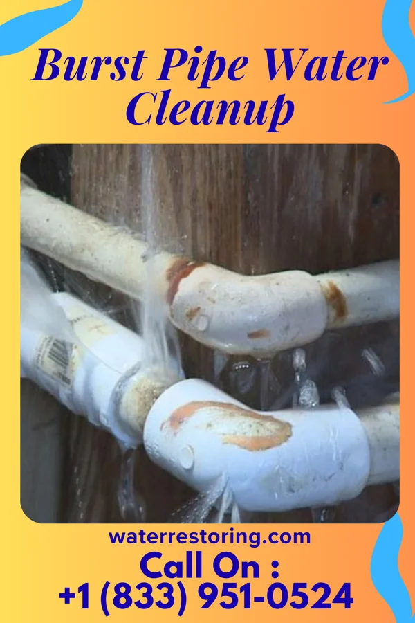 Burst Pipe Water Cleanup in Urbana, OH